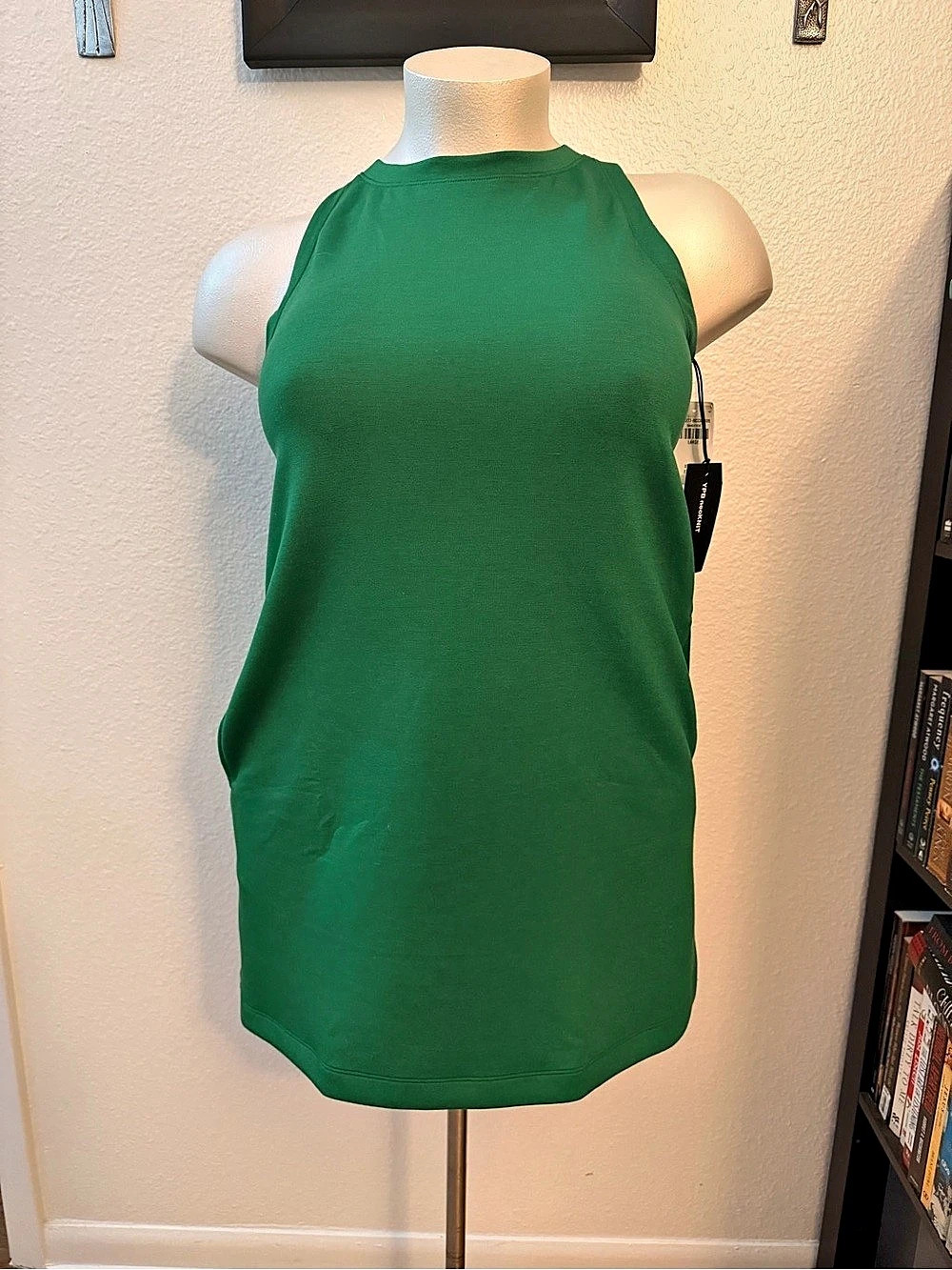 YPB neoKNIT Green Tank Dress Size Large NWT